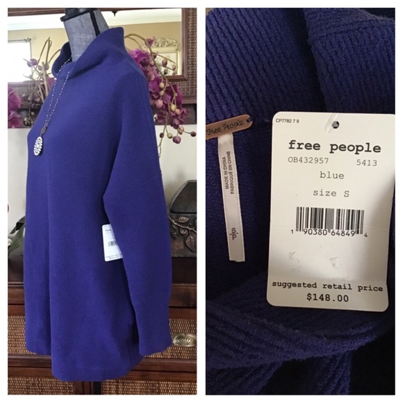 Free People Ottoman Slouchy Tunic Sweater.  NWT. - Picture 6 of 7